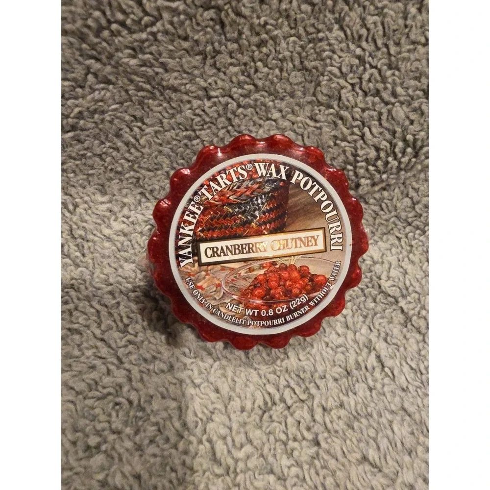 Yankee‎ Candle Wax Tart Discontinued Single Cranberry Chutney